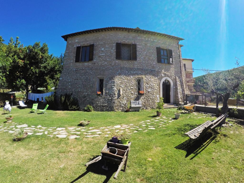 Agriturismo Campagna In Compagnia Vallo di Nera Bagian luar foto